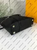 M44014 M44012 MeLIE women shoulder bag purse emboss grained cowhide leather trim designer top handle handbag tote