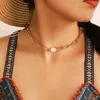 Legierung Shell Geometrie Boho Kpop Choker Halskette Für Frauen Ketten Persönlichkeit Freunde Schmuck Ästhetischen 2020 Neue Trends