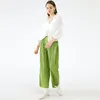 Kvinnor Pants Capris Miyake plus storlek Kvinnors raka veckade byxor Autumn Winter Korean Fashion Women's Trouser2119