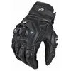 Hot sale-Men's Leather Furygan AFS 6 Motorcycle Gloves Black Moto Racing Gloves Bicycle Cycling Motorbike Riding Glove Women