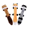 Cartoon Dog Squeaky pluche speelgoed Leuke vosvorm Pet Chews Dog Toys Dog Accessories Will en Sandy