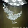 New Eagles Design Luxury Modern Crystal Chandelier Lighting Luster Hall LED Lights Cristal Lamp L100 W50 H80CM 110V-220V1818