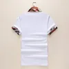 2022 Mens Polos Baskılı Gömlek Karikatür 100% Pamuk Kısa Kollu Camisas Standı Yaka Erkek Gömlek M-3XL # 24