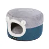 Hoopet Pet Cat Basket Bed House Warm Cave Hodel dla psa Puppy Home Sleeping Teddy wygodne Y200330