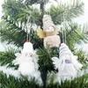 Plush Angel Girl Christmas Pendant Xmas Tree Gifts Ornament Elf Doll Outdoor Decorations Multicolor Fashion Baubles 2 76xb G2