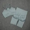 Yoga Outfits ATHVOTAR 2Pcs Women Sport Suit Gym Set Sexy Bra Seamless Shorts Workout Running Clothing Wear Athletic9684813