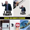 Sublimation Party Favor 100pcs Joe Biden Funny Stickers - I Did That Car Sticker Decal Stickers Imperméables DIY Stickers Réfléchissants Poster