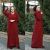 2 pcs Women Long Dress Combine Set Autumn Winter Coat Women Tricot Turkish High Quality Knitwear Muslim Dress Europe New Fashion 201027