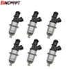 injector de combustível 6pc Original / lot para Mitsubishi Shogun / pajero / Delica / Space Wagon GDI 2.0 / 2.4 /3.5 1465A002 1465A003 E7T05071