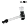 Nuevo estilo Metal Glass Hand Mini Smoking Pipe 105MM color Cheap Bongs Water Pipes Accesorios para fumar al por mayor