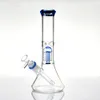 Ensemble pour fumer Pipe à eau en verre/Bongs de 11 pouces de hauteur avec bol en verre sur tige 19mm Joint femelle