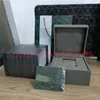 HJD Luxurious Look Boxes Cois Top Quality Royal A Oak P offshore Montres Bo￮tes Box Box Papers Certificat de sac ￠ main en bois en cuir 218T