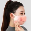 2 in 1 Women Face Mask Earmuffs Winter Warm Opening BreathableThickened Outdoor Climbing Riding Ski Windproof Washable Mouth Cover