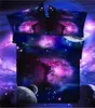 Hipster Galaxy 3D Set biancheria da letto Universo Spazio esterno a tema Galaxy Stampa Biancheria da letto Copripiumino Federa biancheria da letto70 LJ200819