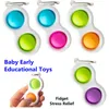 Hot Fidget Proste Zmiana Zabawki Toy Grube Zabawki Mózg Osłona Stresowa Ręka Fidget Zabawki Dla Dzieci Dorośli Wczesny Autyzm Edukacyjny Specjalna potrzeba