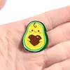 Broches Pin voor Vrouwen Mannen Kids Avocado Fruit Emaille Mode Jurk Jas Shirt Demin Metalen Broche Pins Badges Promotie Gift verjaardag Groothandel