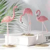 Uroczy Cute Flamingo Design Resin Home Decorations Christmas Gifts Ozdoby Deklarda tabel dla KTNG 2/5000 Pokój Sypialnia Y201020