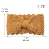 Mulheres Hairband elegante pequenas ondas de malha lã headband lavar faixa de cabelo faixa de cabelo aquecedor orelha macia knotted cabeça envoltório acessórios de cabelo