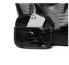 HBP 복합 가방 메신저 백 핸드백 지갑 새로운 디자이너 가방 고품질 패션 악어 패턴 하나의 콤보 캐주얼