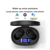 Kablosuz Bluetooth V5.0 Kulakbuds Spor Kulaklıkları Xiaomi iPhone için Samsung Sony Android Telefonlar Şarj Kılıfı ile Handfree Kulaklık