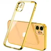 Luxe Plating Square Frame TPU Transparante Cases voor iPhone 13 12 11 PRO MAX MINI X XR 7 8 Plus SEE2020 Electroplate Clear Back Cover