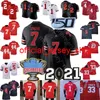 Ohio State Buckeyes Football NCAA College Jersey Justin Fields Chris Olave CJ Stroud Fleming Garrett Wilson Eddie George Jack Sawyer