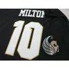 2324 UCF Knights McKenzie Milton #10 Real Full Hafdery College Size S-4xl lub Custom Dowolne nazwisko lub koszulka