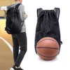 Wodoodporna duża pojemność koszykówka piłka nożna sznurek gym backpack na zewnątrz torba sportowa na siłownia sport treningowa duża torba # 40 q0705