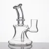 5" Hookahs Glass Water Pipe & Free Bowl 75mm Base Dia 14mm Female Height banger hanger Nail Dab Oil Rigs Bongs 022