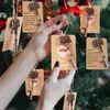 100 datorer Santa Magic Key for Christmas Kids Gifts Hängen Xmas Tree Decorations Hanging Ornament Drop Home Christmions Decoration 2282C