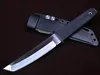 17T Tanto Point Fixed Blade Knife Outdoor Camping Hiking Survival Straight Knives With ABS K Sheath