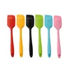 28cm Silicone Batter Scrapers Non-stick Rubber Cakes Spatula Tools Cooking Baking Heat Resistant Spatulas Mousse Cream Scraper RRB13613