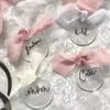 Keychains 25pcs Acrilico Cancella dischi cerchi e catene chiave rotonde spazi da portachiavi per progetti fai da te artigiani1