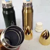500ml Travel Drink Bottle Bullet Thermos Thermos in acciaio inossidabile Flasks bottiglia d'acqua Isolamento Cup Vacuum Mug tazza termica LJ201218