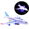 Kids Glider Plane Toys Electric Music Light Automatic Steering Plane Passenger Aircraft Airplane Model Toy Kid Outdoor Toy Games LJ201210