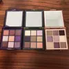 New Eye Makeup Haze 9 Colors Eyeshadow Palette pressata Purple Sand Khaki Shimmer Matte Eye Shadow 3 Styles