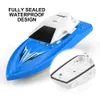 2 Motors High Speed ​​Remote Control Speedboat 20mins Play Time RC Racing Boat Electric Full Cull
