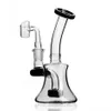 Hookahs Beaker Bong Water Pipe Smoking GlassオイルバーナーパイプユニークなHookahs Water Bongsオイルリグ14 mmボウルピースシーシャ