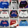 Bost All Team Just Don Basketball Shorts Mesh Retro Losangelelaker Short Sport Purple Black White Yellow Hippop avec Pocket2175938