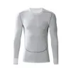 Heren T-shirt Tees Running Fitness Kleding Sneldrogend Sportkleding Lange Mouwen Compressie Training Stretch Slanke Panty Size S-2XL