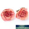 10 pz/lotto Fiore Artificiale 4 cm Testa di Rosa di Seta per la Festa Nuziale Decorazione Della Casa Fiore Fai da Te Parete Scrapbook Mestiere Falso Flo