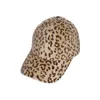 Leopardo Baseball Caps Inverno Moda Leopardo Mink Snapbacks Capas Ao Ar Livre Esporte Chapéu de Basebol Do Partido Bonés Fornecedores RRA3780