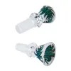 Wholesale 14mm 18mm Glass Bowl for Bong Pipe Colorful Bowl Piece Slide Male Joint Smoking Accessories for Bubbler Free Shipping