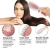 Mini Airbag Combs Wooden Hairbrush Anti-static Scalp Massage Hair Brush Detangling Health Care Comb W8630