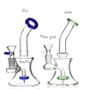 16cm Beaker bong WaterPipe Narghilè 14mm Bowl Piece Glass Water Bong Tabacco da pipa