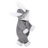 Warm Winter baby Kids clothing Romper Long Sleeve Rabbit Ear infant Velvet Boy Girl Zipper Romper 100% cotton Winter Kids clothing