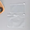 Filing Supplies A5 A6 Frostat plast Binder Inlägg 6 Hål Zipper Väskor PVC Notebook Pockects Rensa känsliga kuvert Lagringsmappar Lämpliga