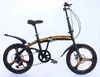 20 tum aluminium legering integrerad hjul väg cykel mountainbike cyklar dubbelskiva broms vikning cykel utomhus ridcykel