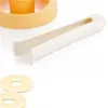 Stampo per ciambella in plastica Pane cavo grande con pinze per immersione Stampo per biscotti Accessori per la cucina Stampi fai da te Forniture per la cottura Nuovo 4 6yl F2