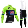 2020 Hiver ÉQUIPE SOTTOLI Cyclisme JERSEY 20D coussinets de gel Vélo Pantalons hommes Ropa Ciclismo thermique polaire vélo Maillot Culotte SUIT